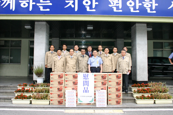을지연습 실시기관 용산경찰서 위문