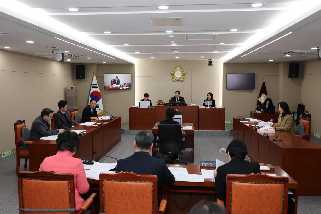용산구의회, 제295회 임시회 복지도시위원회 안건처리