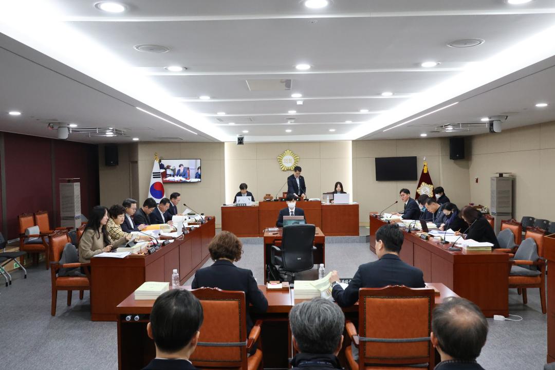 용산구의회, 제302회 제2차 정례회 예산결산특별위원회 6차회의 (도시관리국, 의회사무국)