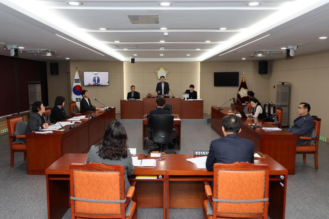 용산구의회, 제295회 임시회 행정건설 위원회 회의(안건)