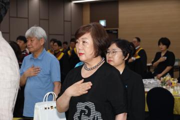 국방컨벤션 용산구상공회 제19기 최고경영자과정 개강식 참석