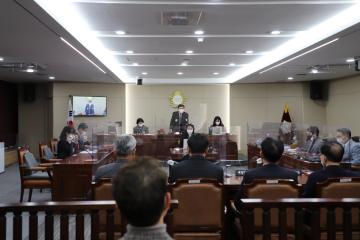 2021년 제2차 정례회 행정사무감사 행정건설위원회 강평 및 종료선언