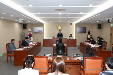 용산구의회, 제299회 임시회 복지도시위원회 회의