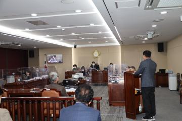 용산구의회 2021년도 행정사무감사(행정건설위원회 5일차)