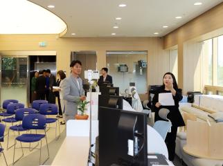 용산구 농아인 전용 쉼터 개소식