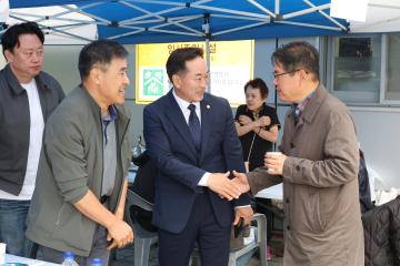 용산구의회, 제18회 용산구협회장배 탁구대회 참석