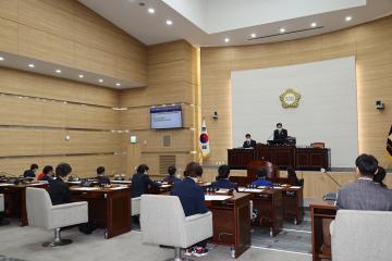 제277회 용산구의회 임시회 개회